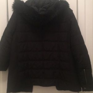 witchery puffer jacket black